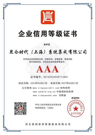 信用AAA级